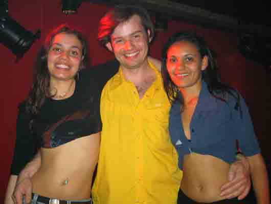 me & 2 girls from Brazil